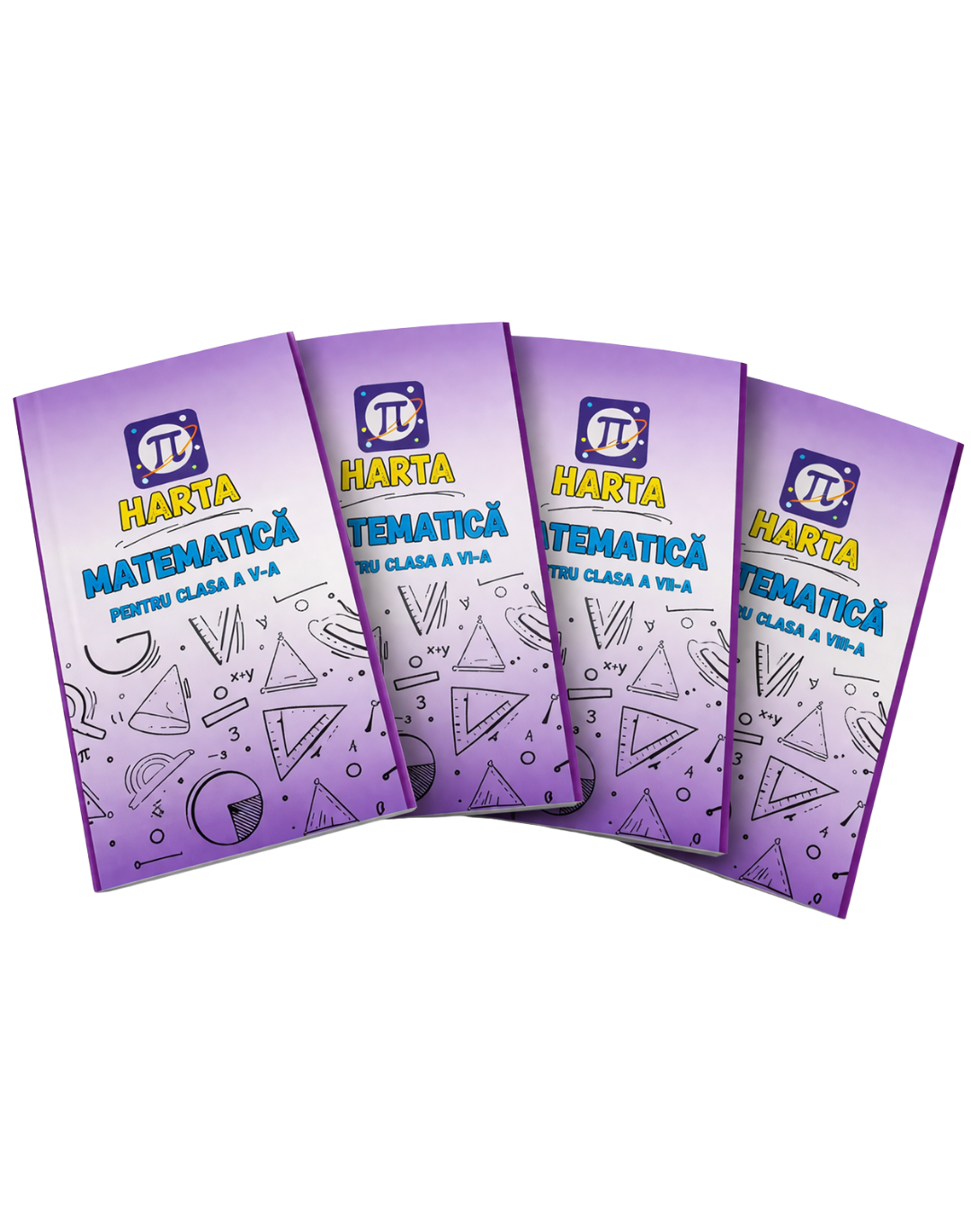 Pachet hărți matematică clasele 5-8